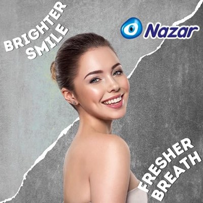 Nazar White Bikarbonatlı Şekersiz Sakız 5li 20 paket (Toplam 100 adet)