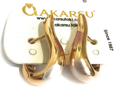 NAZEM Gold Oval Küpe