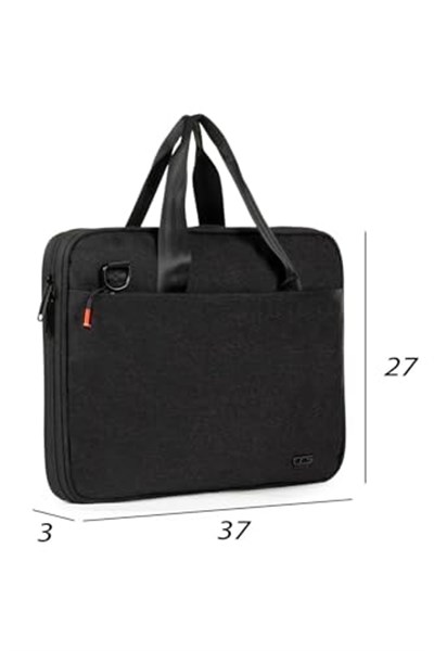 Necati Çanta Macbook Organizer Laptop Evrak Çantası 13 & 14 Inç Siyah