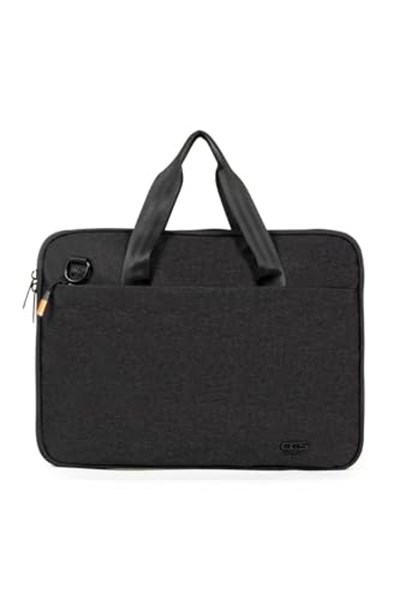 Necati Çanta Macbook Organizer Laptop Evrak Çantası 13 & 14 Inç Siyah
