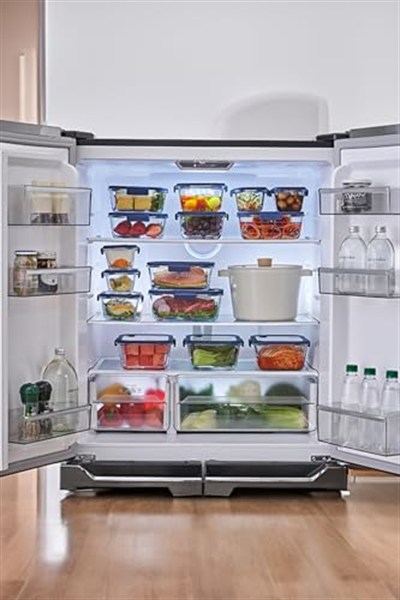 Neoflam Fika Glace Vakumlu Cam Saklama Kabı 460 ML Bej
