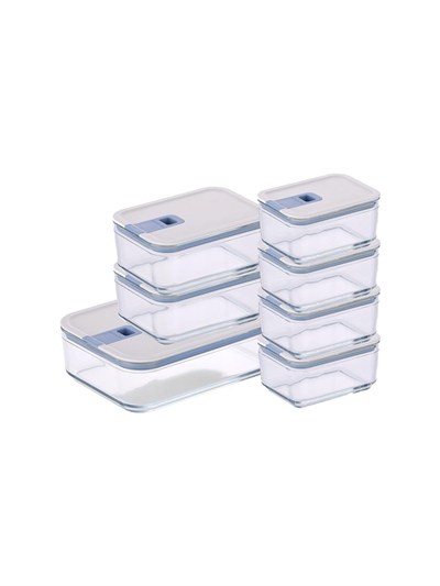 Neoflam Perfect Seal Cam Saklama Kabı Seti 7 Parça