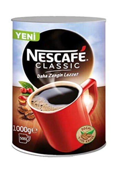 NESCAFÉ CLASSİC 1000 GR. TENEKE KUTU