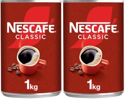 Nescafé Classic Teneke Kutu 1000 Gr (2 paketi)