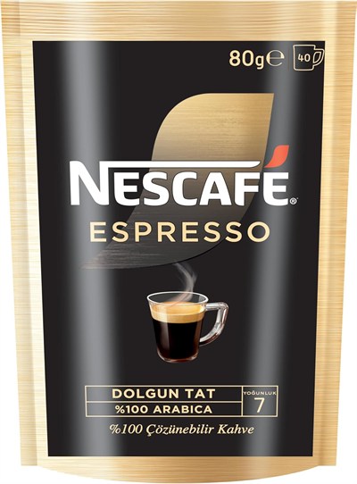 Nescafé Espresso Kahve Ekonomik Paket, 80 g