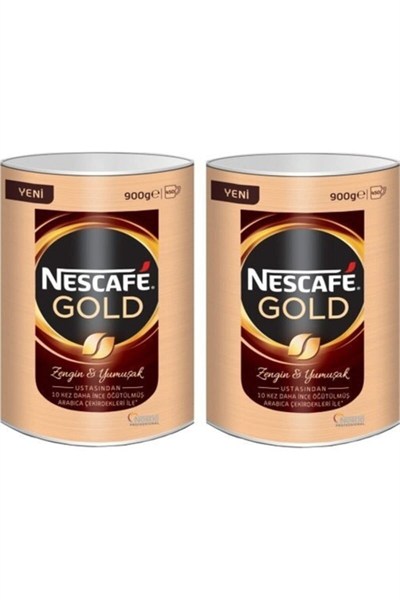 NESCAFÉ Gold Kahve Teneke 2 x 900 G