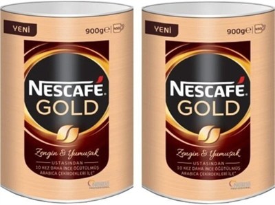 NESCAFÉ Gold Kahve Teneke 2 x 900 G