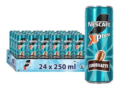 NESCAFÉ Xpress Kahveli Sütlü İçecek-Hindistan Cevizi ve Badem Aromalı 24 x 250 Ml
