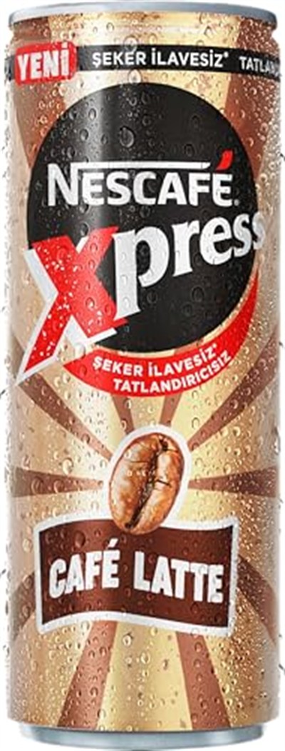 Nescafé Xpress Latte Şekersiz Soğuk Kahve 250 ml x 24