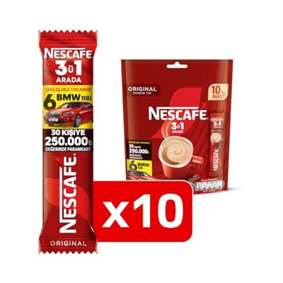 Nescafe 3ü1 Arada 10lu paket