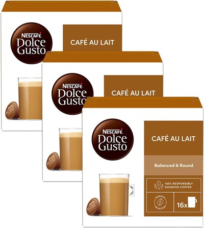 Nescafe Dolce Gusto Cafe Au Lait 48 Kapsül 160 Gr x 3