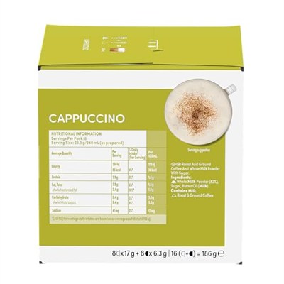 Nescafe Dolce Gusto Cappuccino 16 Kapsül 186.4 Gr