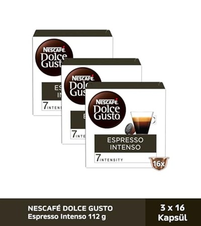 Nescafe Dolce Gusto Espresso Intenso 48 Kapsül 112 Gr x 3