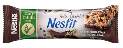 Nesfit Bitter Çikolatalı Tam Tahıllı Bar 23.5 g x 16