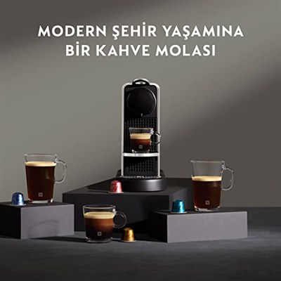 Nespresso D 140 Citiz Platinum, Paslanmaz Çelik Kahve Makinesi
