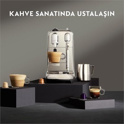 Nespresso J520 Creatista Plus Süt Çözümlü Kahve Makinesi - Seçenekler: Creatista Plus J520, Creatista Pro J620