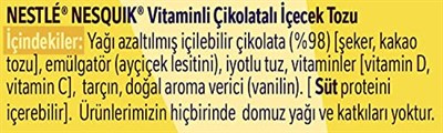 Nesquik Çikolatalı Toz İçecek 375 Gr