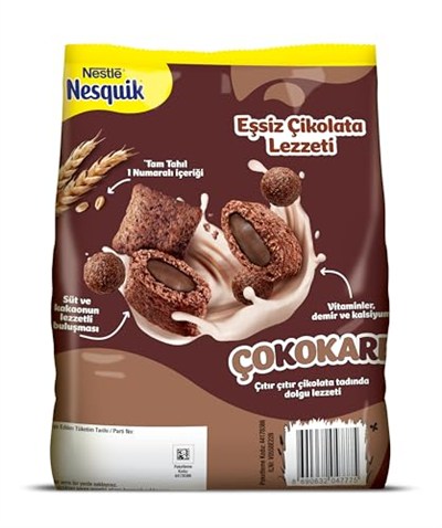 Nesquik Çokokare Çikolatalı Tahıl Gevreği, 310 g