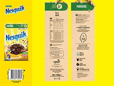 Nesquik Nestle Kakaolu Buğday ve Mısır Gevreği, 700 g