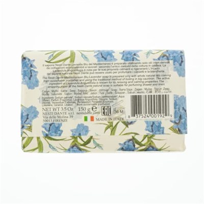 Nesti Dante Lavanda Blu Del Mediterraneo Soap 150gr