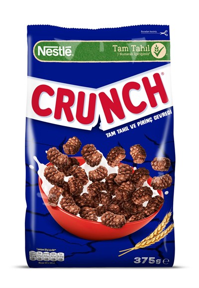 Nestlé , Crunch Tam Tahıl Ve Pirinç Gevreği, 375gr