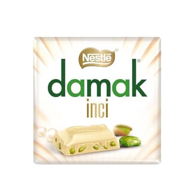 Nestlé Damak İnci Antep Fıstıklı Beyaz Çikolata, 60 g