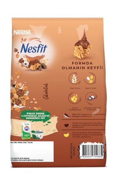Nestlé Nesfit Çikolatalı Tam Tahıl ve Pirinç Gevreği 400 g