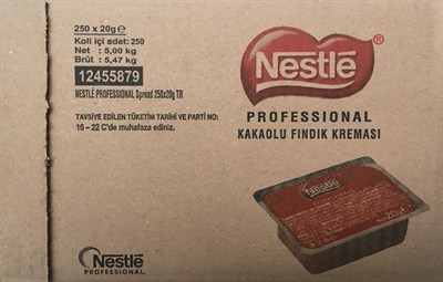 Nestlé Nestle Professional Kakaolu Fındık Kreması 250 x 20 G