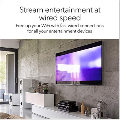 NETGEAR 5 Portlu Gigabit Ağ Anahtarı GS305 | Ethernet Anahtarı | Ethernet Ayırıcı | Tak ve Çalıştır | Sessiz Çalışma | Masaüstü veya Duvara Monte