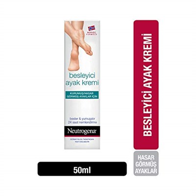 neutrogena norveç formülü besleyici ayak kremi 50 ml