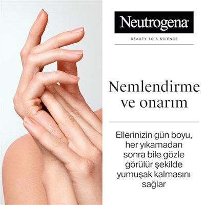 Neutrogena Parfümlü El Kremi 75 ml + Dudak Kremi SPF 20 (4,8 g) — Parfümlü Onarıcı El Kremi — Kuru Dudaklar için Nemlendirici Balm