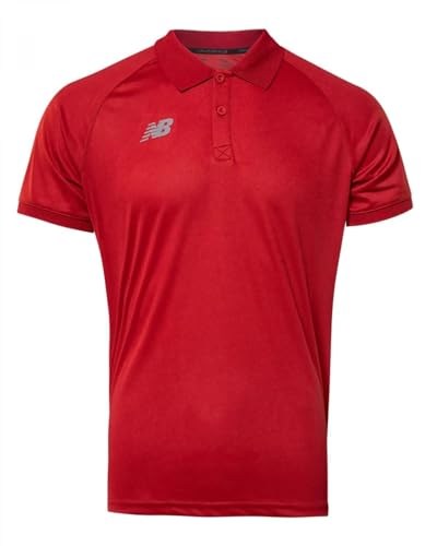New Balance Erkek Performans Polo Tişört - TST2213-RED L