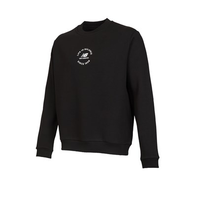 New Balance UNC3348-BK Sweatshirts Üniseks Yetişkin