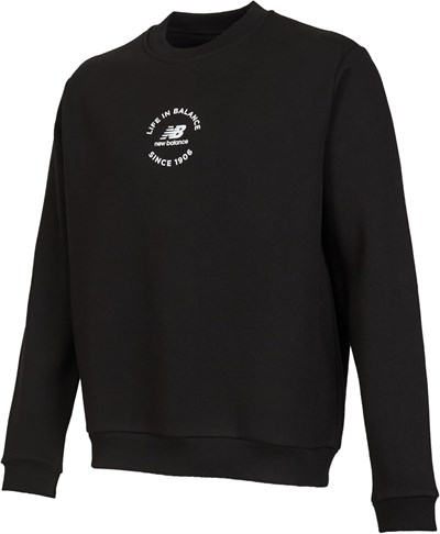 New Balance UNC3348-BK Sweatshirts Üniseks Yetişkin