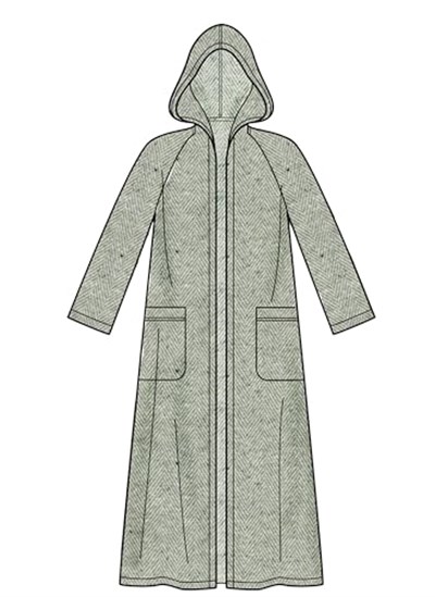 New Look Kesim deseni, kağıt, beyaz, 32 ila 50 (XS ila XL)