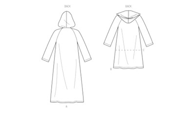 New Look Kesim deseni, kağıt, beyaz, 32 ila 50 (XS ila XL)