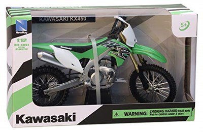 New-Ray Kawasaki KX 450F Yeşil 1/12 Diecast Motosiklet