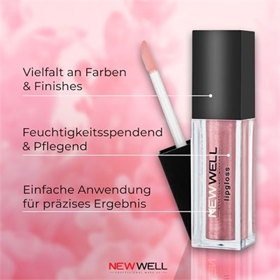 New Well Shiny Liquid Lipgloss (01)