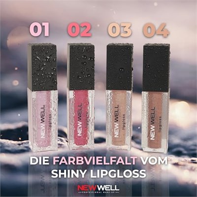 New Well Shiny Liquid Lipgloss (01)