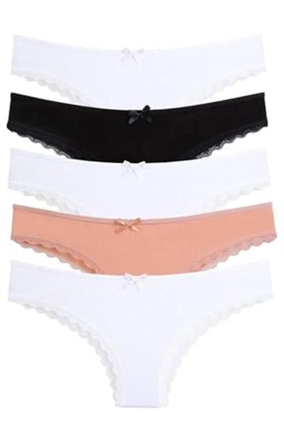 Nicoletta-Mıxcolor Kadın Külot 5li Paket Brazillian