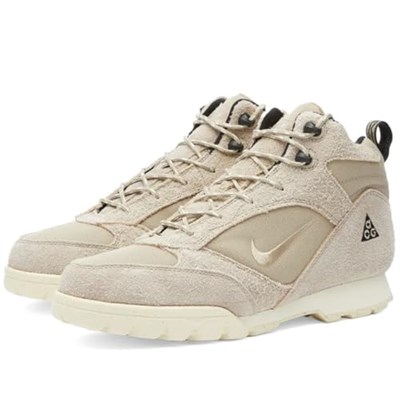 Nike ACG Torre Mid Waterproof Unisex Shoes Bilekli Su itici Hakiki Deri Trekking Outdoor Ayakkabı Krem