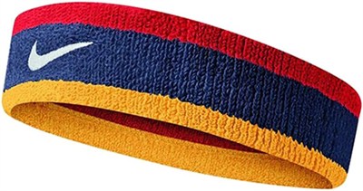 Nike BN1003 F Swoosh Midnight Navy/Üniversite Kırmızı/Üniversite Altın Saç Bandı