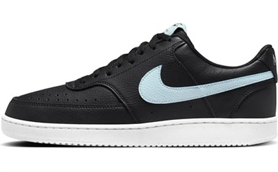Nike Court Vision Low Next Nature Erkek Ayakkabıları (DH2987-006, Siyah/Beyaz/Buzul Mavisi)