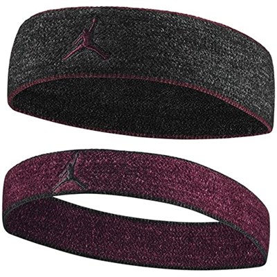 Nike JORDAN HEADBAND CHENILLE 2 PK SİYAH Unisex Saç Bandı SİYAH Tek Ebat