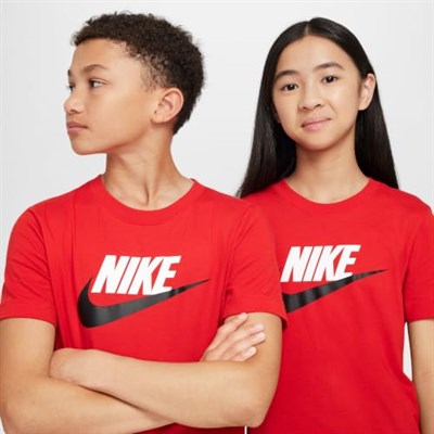 Nike K NSW Tişört Futura Hbr Üniseks Çocuk Tişörtü