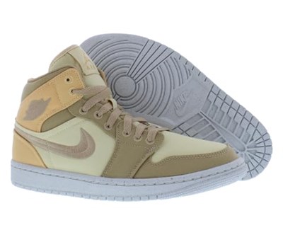 Nike Kadın Basketbol Ayakkabısı, Muslin/Çöl -Celestrial Gold, 8.5