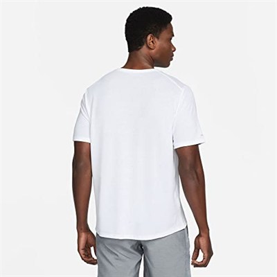 Nike M NK DF MILER TOP SS T-Shirt Erkek