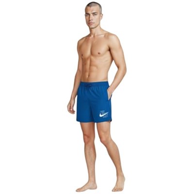 Nike Nike Swim Breaker Swim Logo 5 inç Voleybol Kısa Oyun Kraliyet Yüzme Sandıkları Kız ve Kız Çocuk