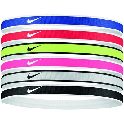 Nike Swoosh Sport Headbands 6 Pk Tıpped Unıversıty Red/Game
