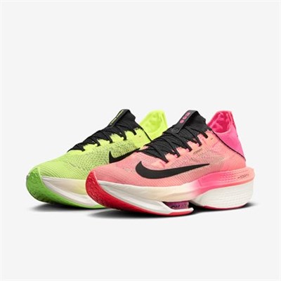 Nike Zoomx Alphafly Nex% 2 Atomknit Running Erkek Reflektörlü Koşu Antrenman Ayakkabısı Pembe Yeşil